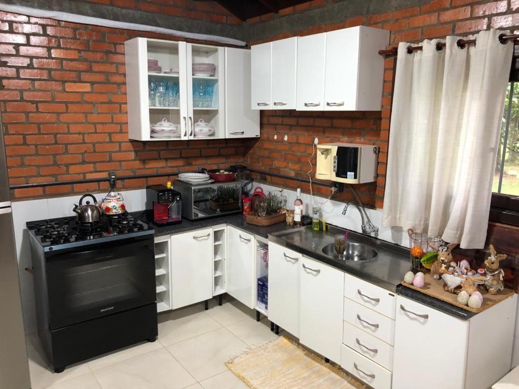 Pousada Do Salto Ventoso / Serra Gaucha Casa 1 Фарропилья Экстерьер фото